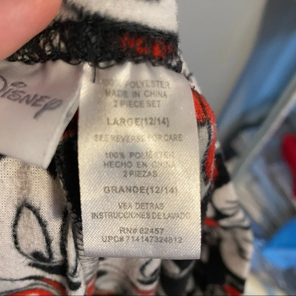 DISNEY Mickey and Minnie fleece pajama pants